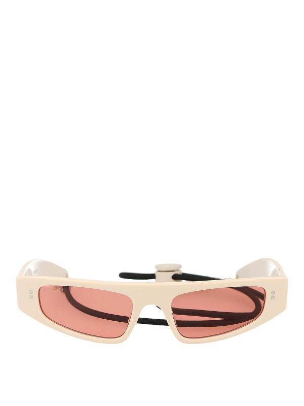 Gucci Lunettes De Soleil - Blanc