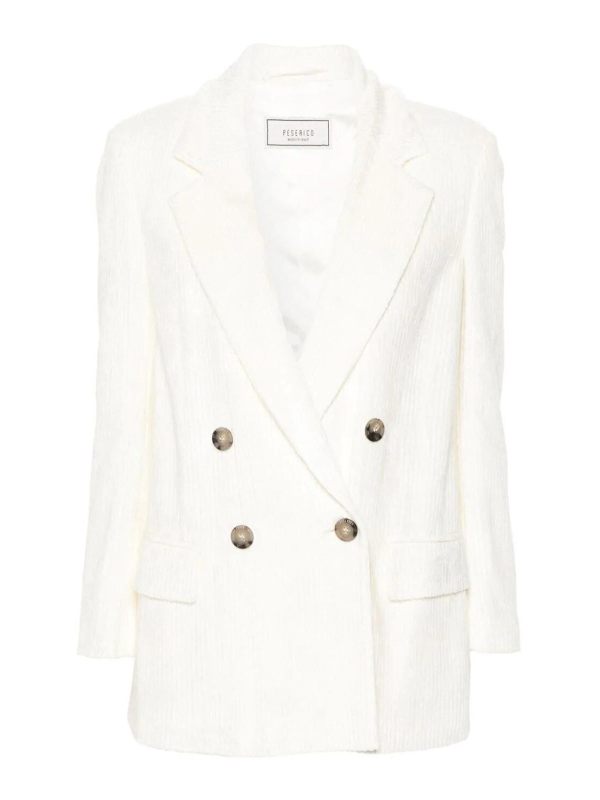 Peserico Veste Casual - Blanc