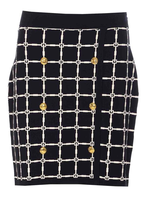 Elisabetta Franchi Jupe Midi - Noir