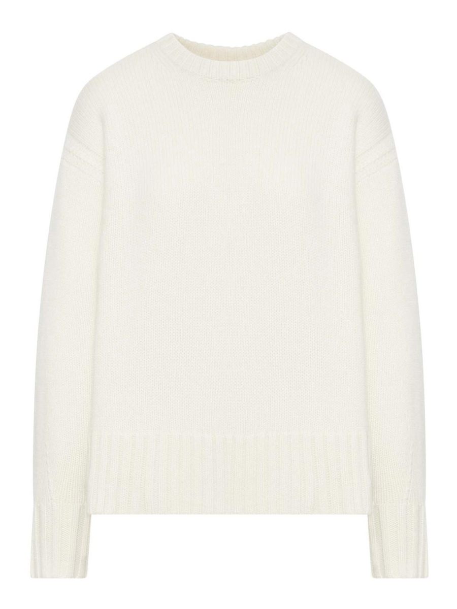 Guest in Residence Pull Col Rond - Blanc