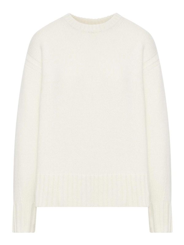 Guest in Residence Pull Col Rond - Blanc