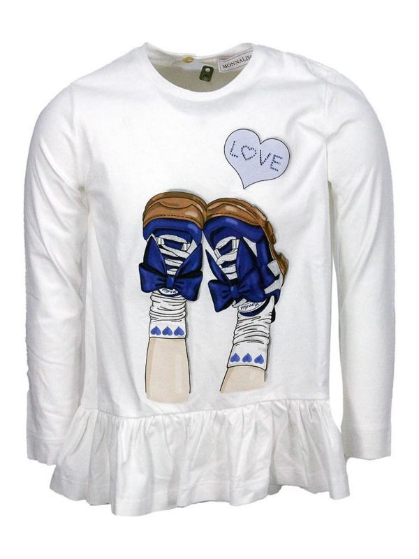 Monnalisa T-Shirt - Blanc