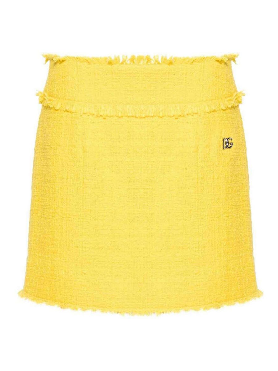 Dolce & Gabbana Jupe Midi - Jaune