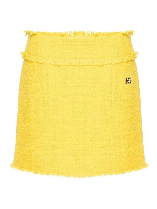 Dolce & Gabbana Jupe Midi - Jaune