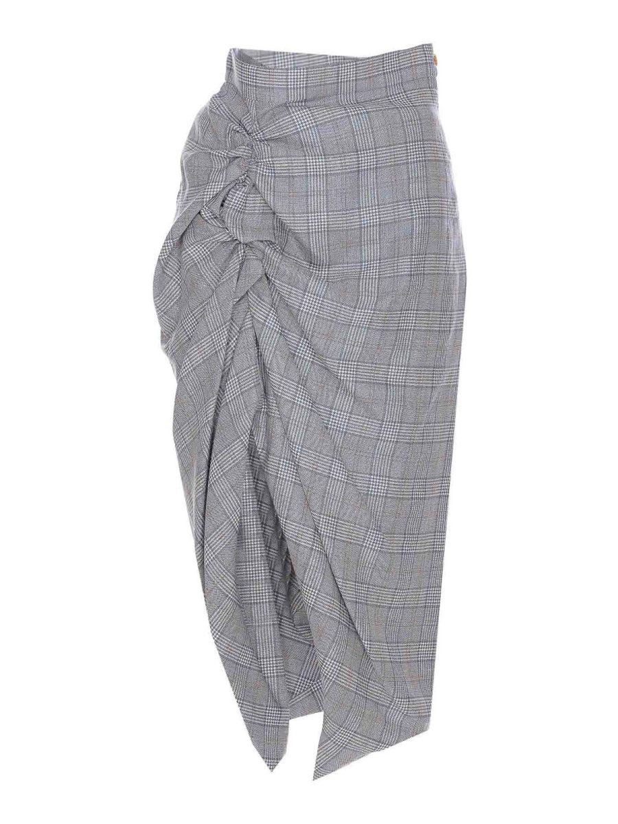 Vivienne Westwood Jupe Midi - Gris