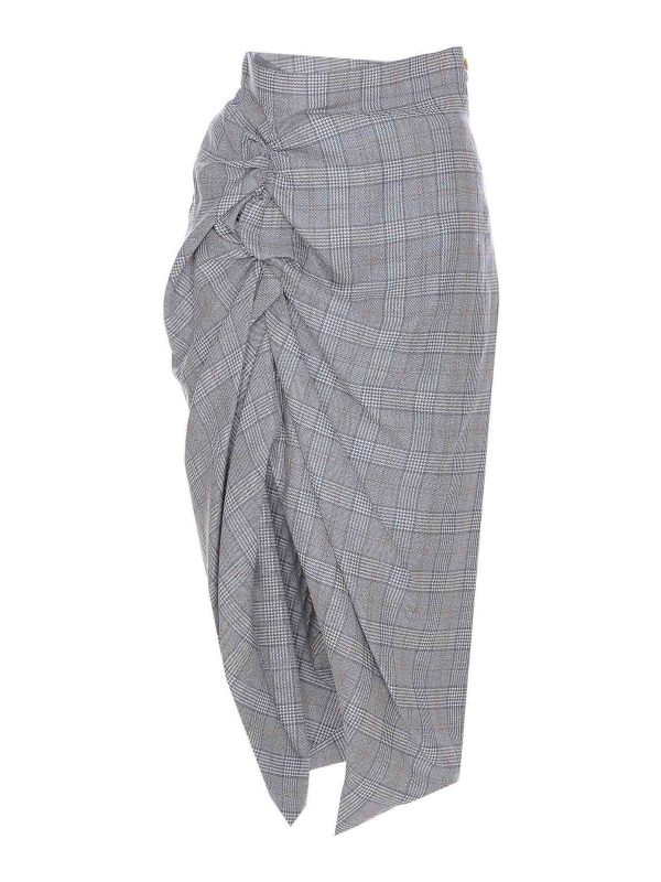 Vivienne Westwood Jupe Midi - Gris