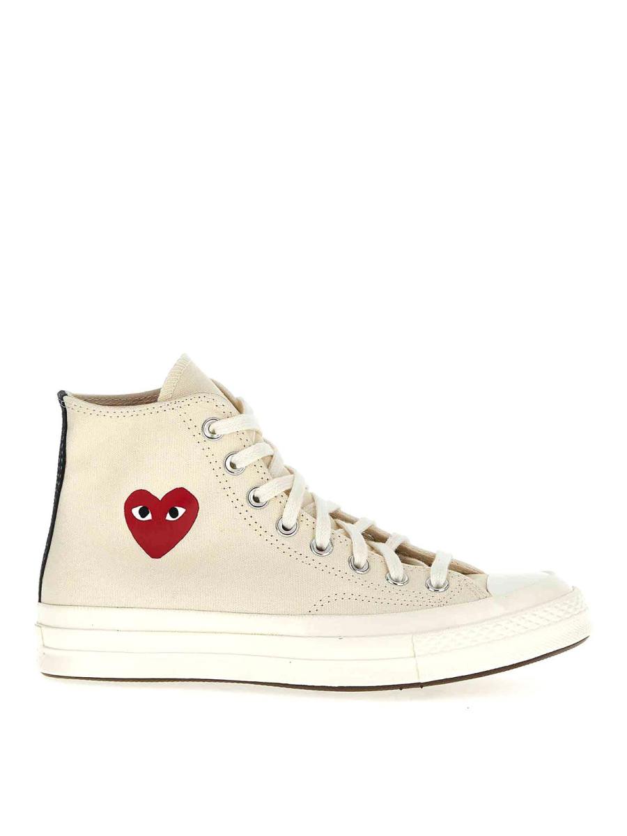 Comme des Garçons Play Baskets - Blanc