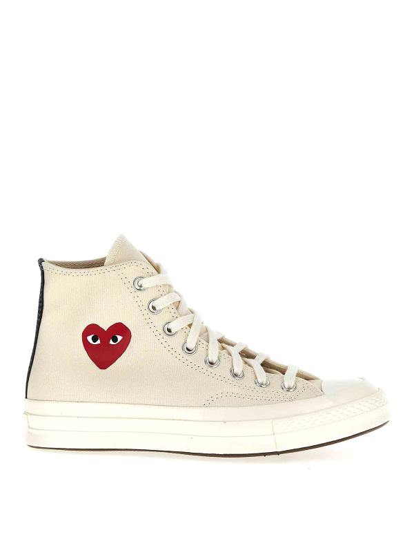 Comme des Garçons Play Baskets - Blanc