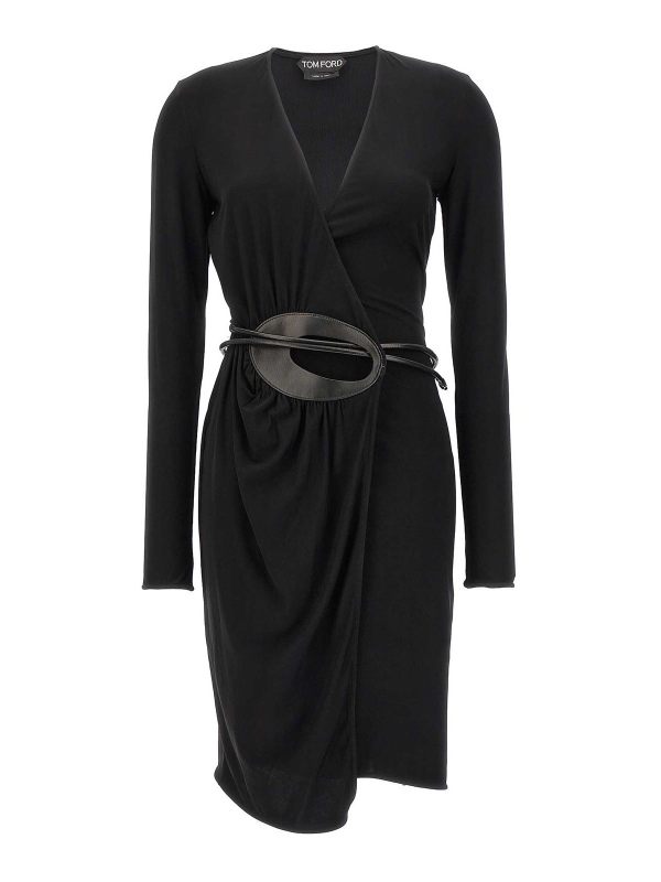 Tom Ford Robe Au Genou - Noir