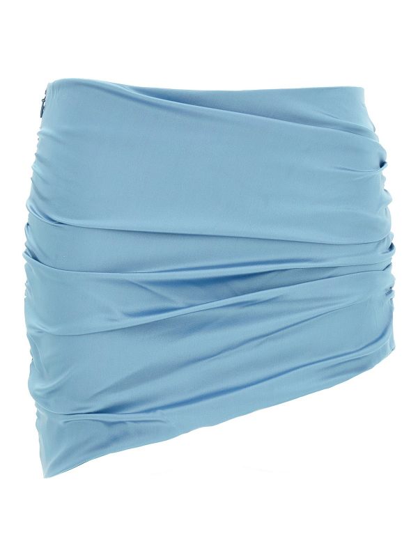 Alessandra Rich Mini Jupe - Bleu