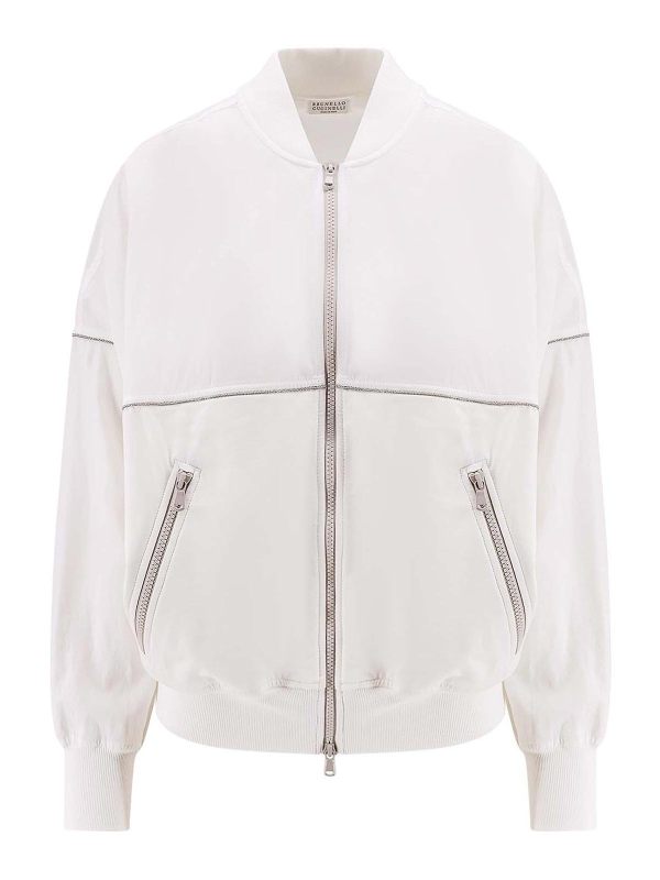 Brunello Cucinelli Pull Col Bateau - Blanc