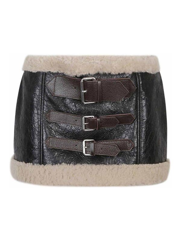 Blumarine Mini Jupe - Marron Foncé