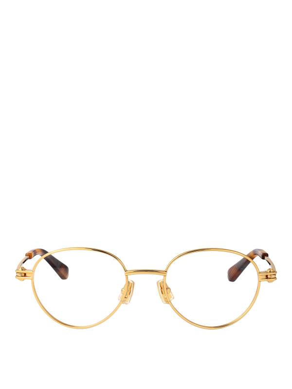 Bottega Veneta Lunettes De Soleil - Or