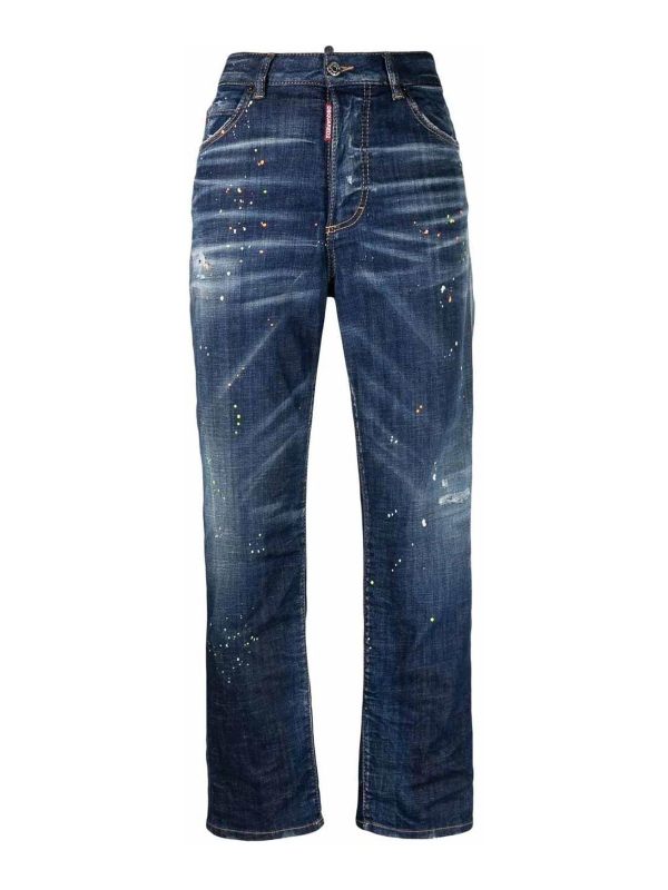 Dsquared2 Jean Droit - Bleu