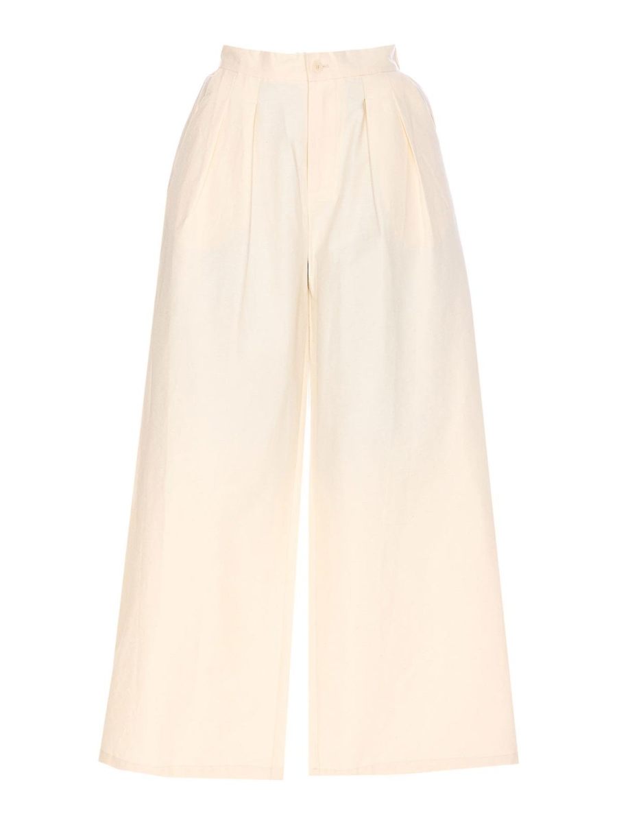 Eleh Pantalons Décontractés - Blanc