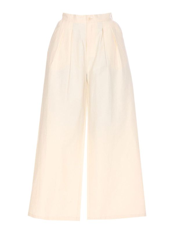 Eleh Pantalons Décontractés - Blanc