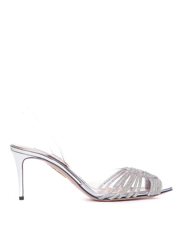 Aquazzura Chaussures À Talon - Argent