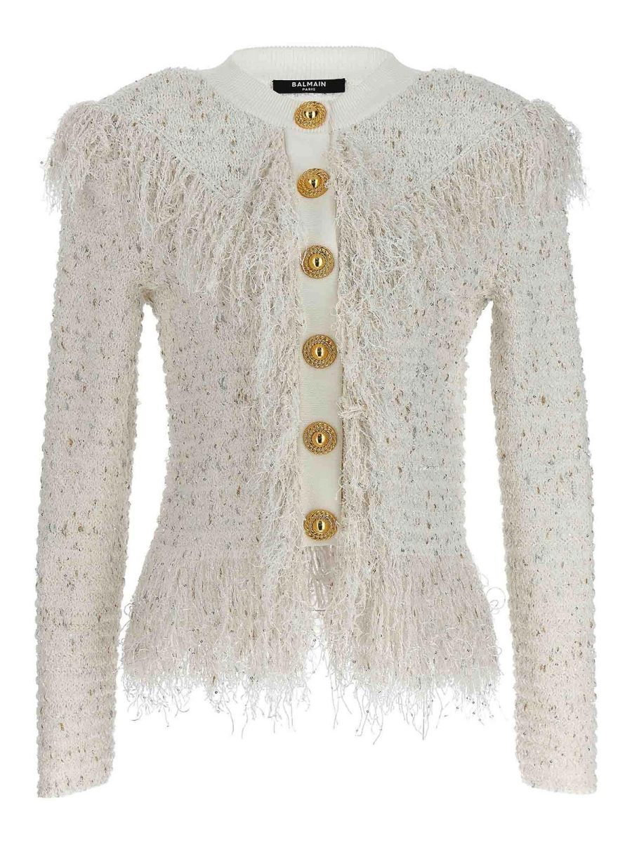 Balmain Veste Casual - Blanc