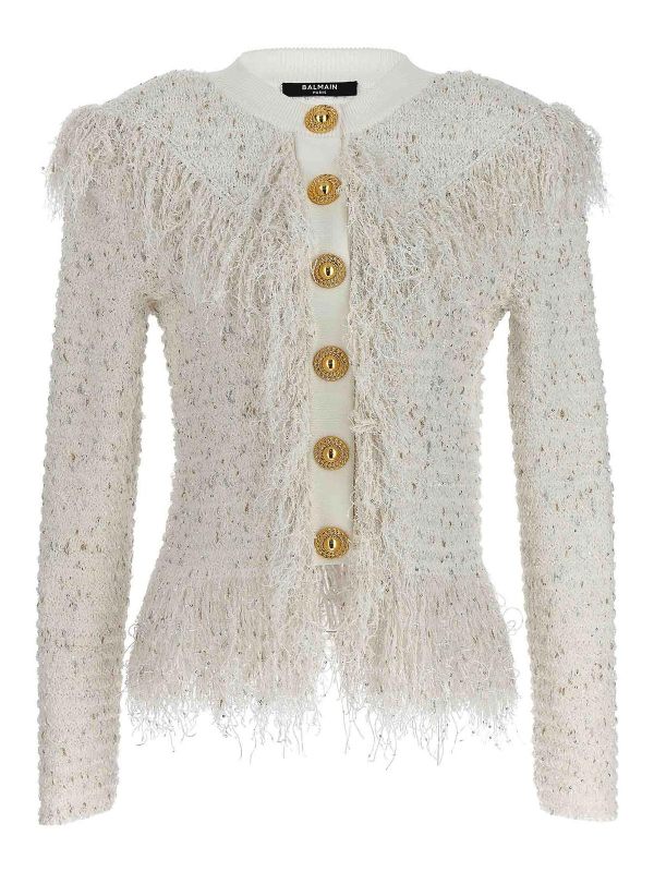 Balmain Veste Casual - Blanc