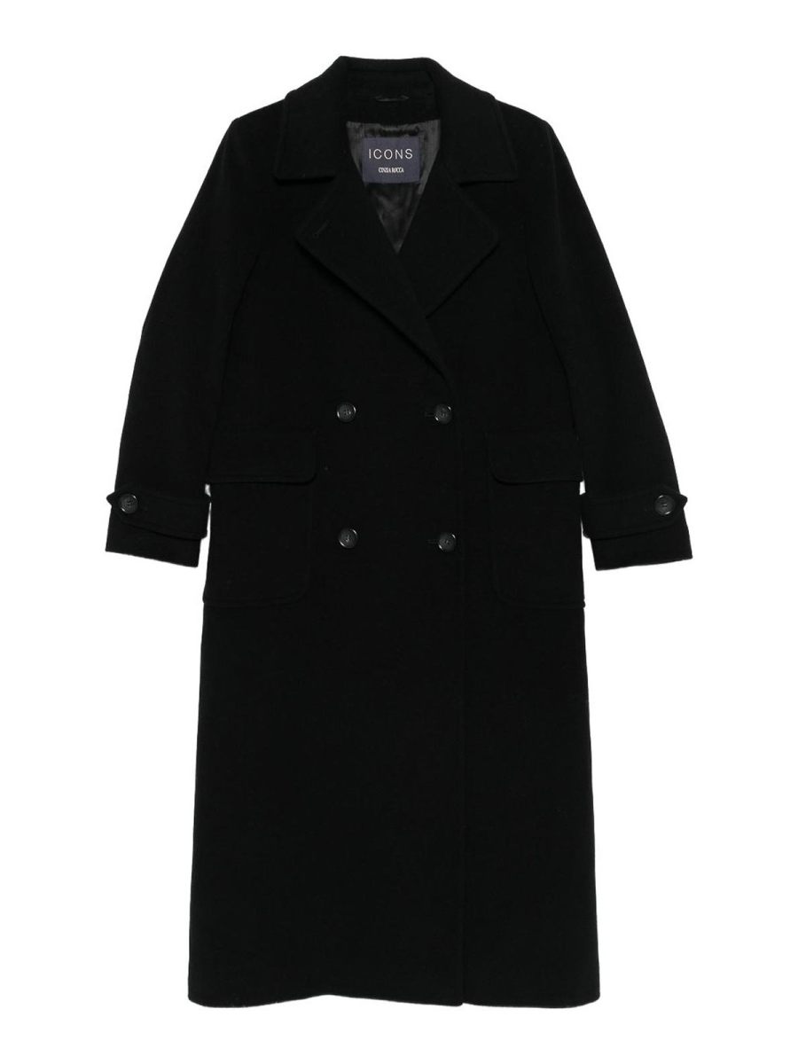 Cinzia Rocca Manteau Court - Noir