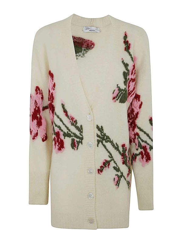 Blumarine Cardigan - Blanc