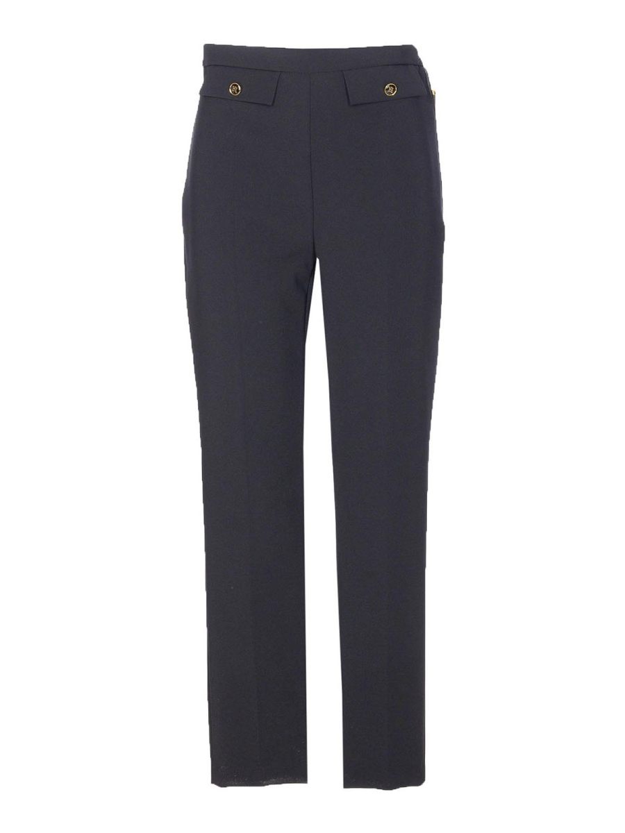Elisabetta Franchi Pantalons Décontractés - Noir