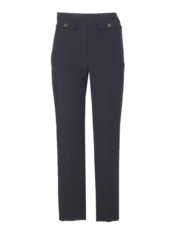 Elisabetta Franchi Pantalons Décontractés - Noir