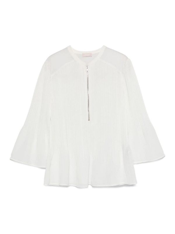 Liu Jo Robe Au Genou - Blanc