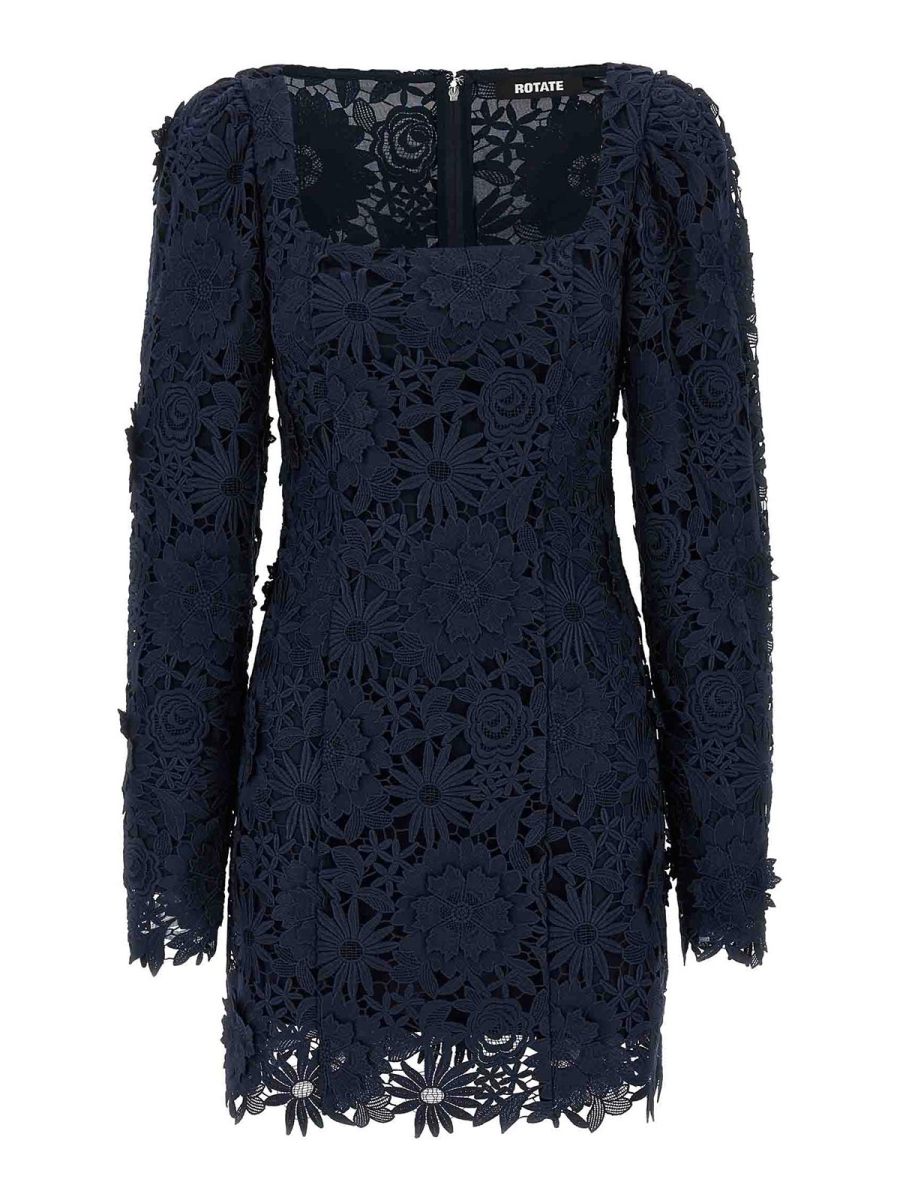 Rotate Birger Christensen Robe Courte - Bleu