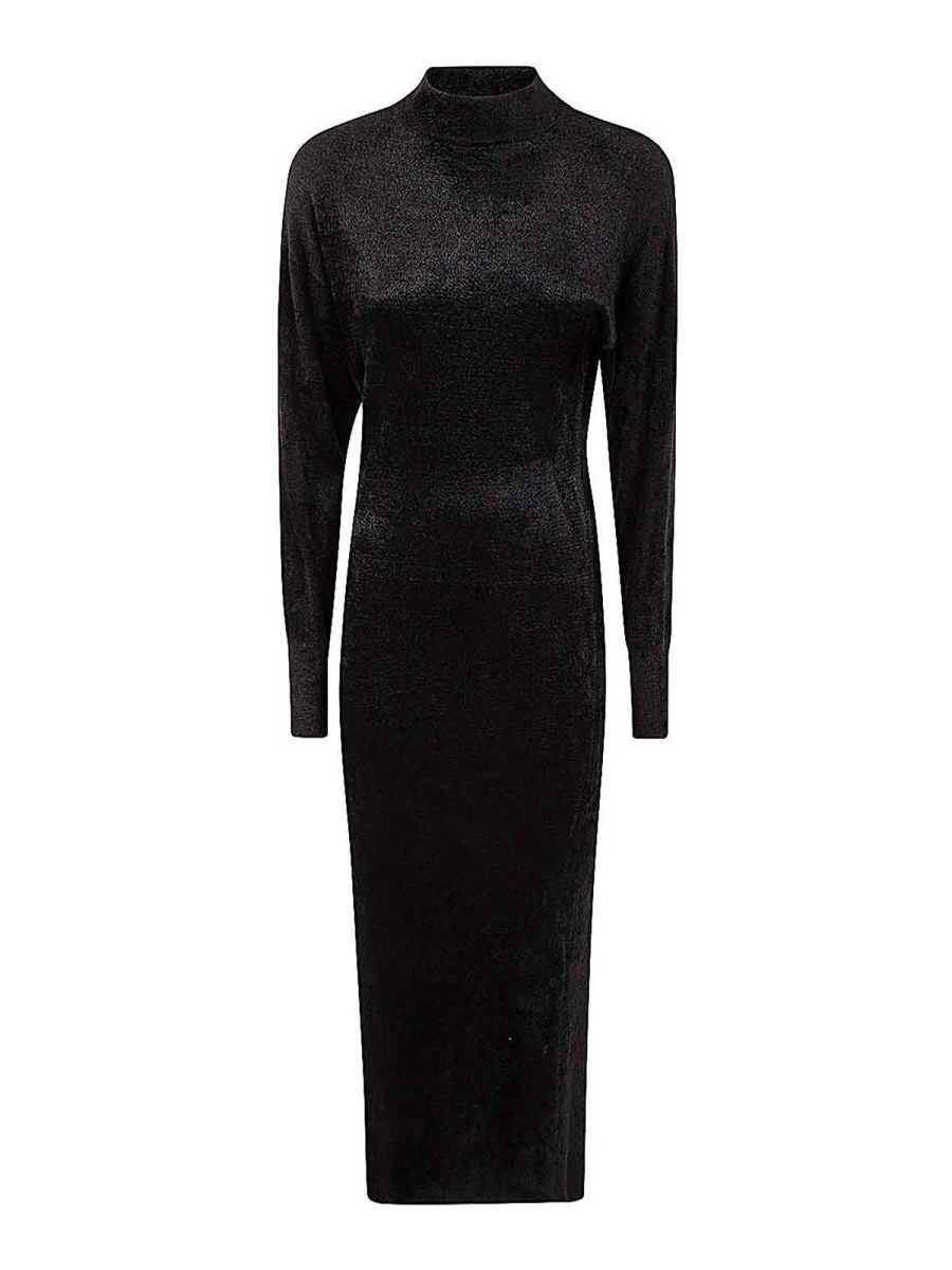 Erika Cavallini Robe Au Genou - Noir