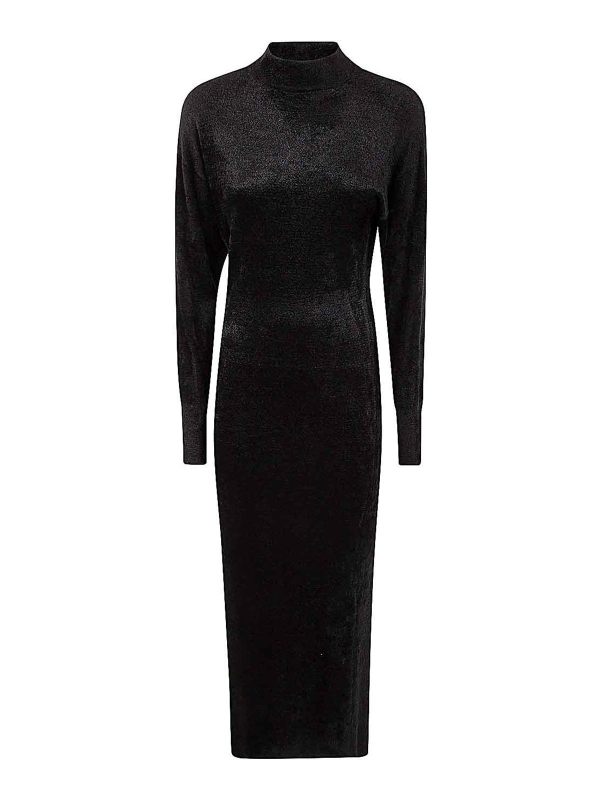 Erika Cavallini Robe Au Genou - Noir