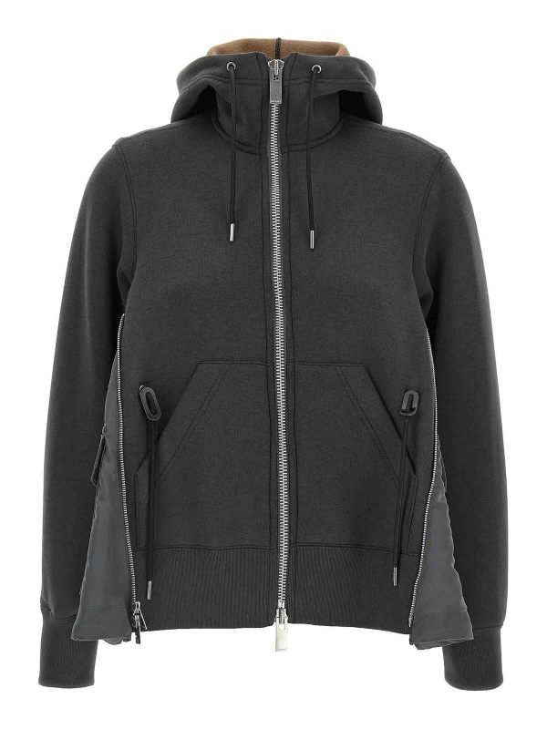 Sacai Sweat-Shirts - Gris