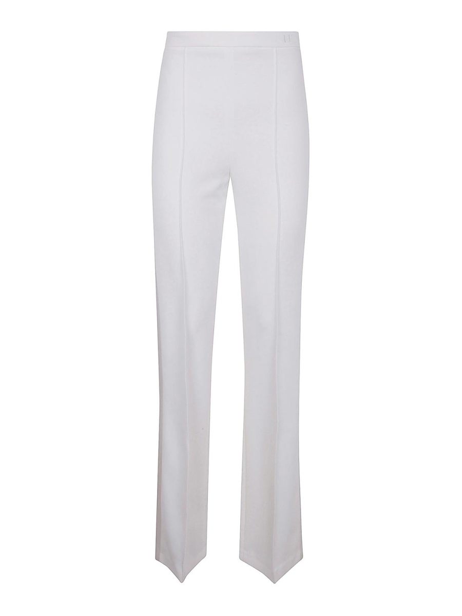 Elisabetta Franchi Pantalons Décontractés - Blanc