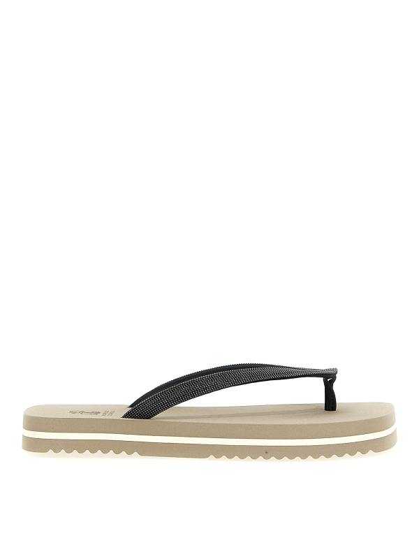 Brunello Cucinelli Sandales - Gris