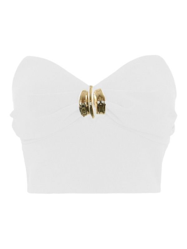 Elisabetta Franchi Top - Blanc