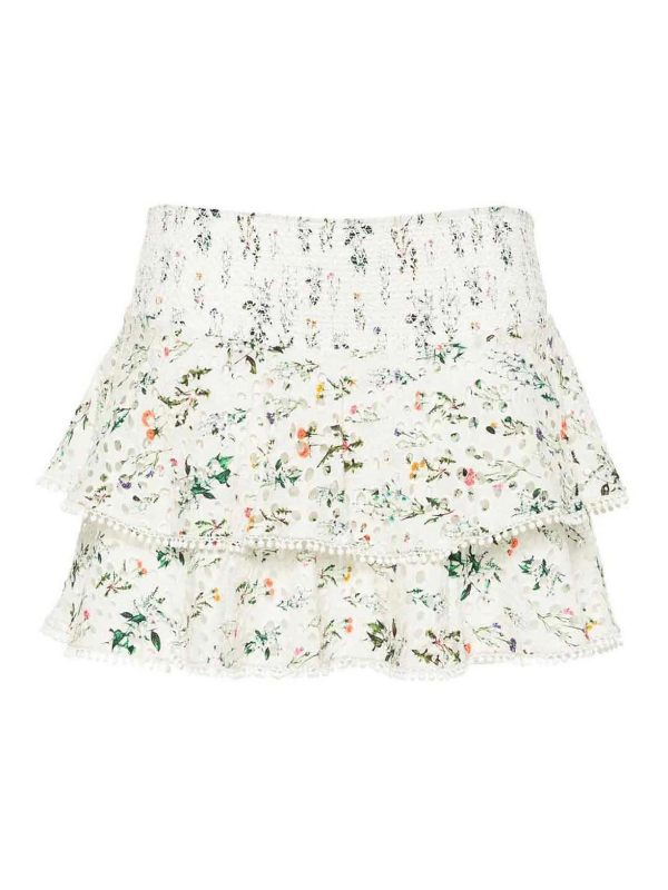 Alice+Olivia Jupe Midi - Blanc