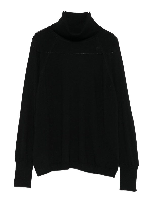 Alpha Studio Pull Col Rond - Noir