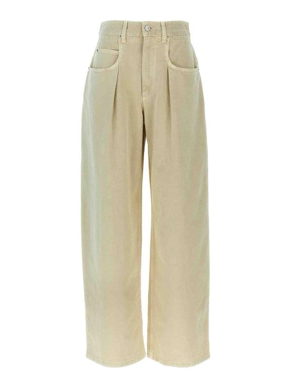 Isabel Marant Etoile Jean Bootcut - Beige