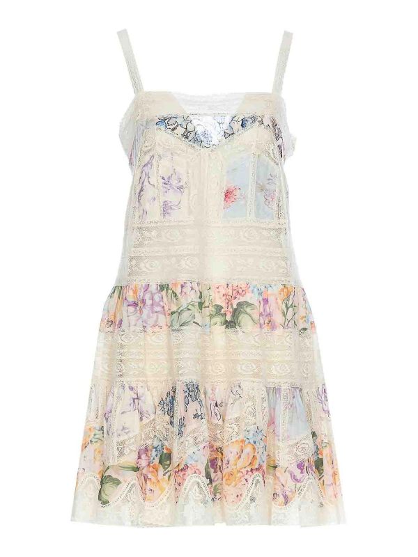 Zimmermann Robe Courte - Blanc