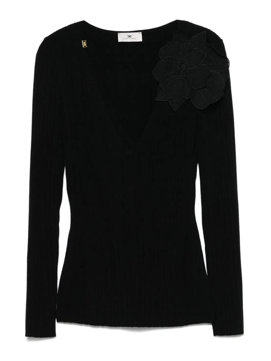 Elisabetta Franchi Top - Noir