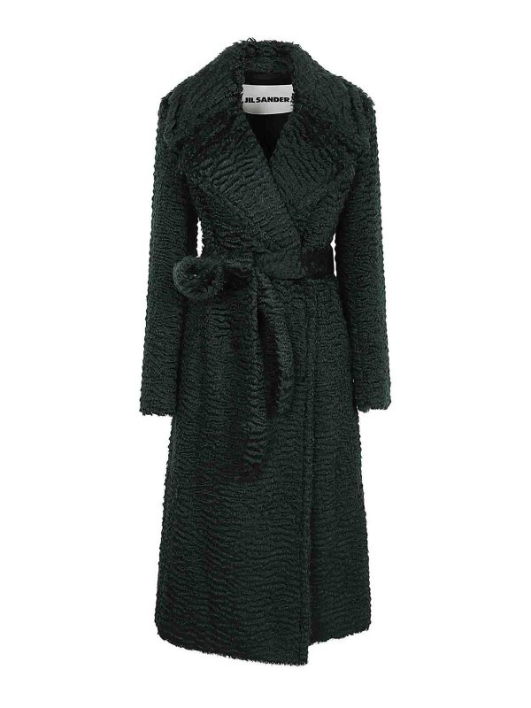 Jil Sander Manteau Court - Bleu