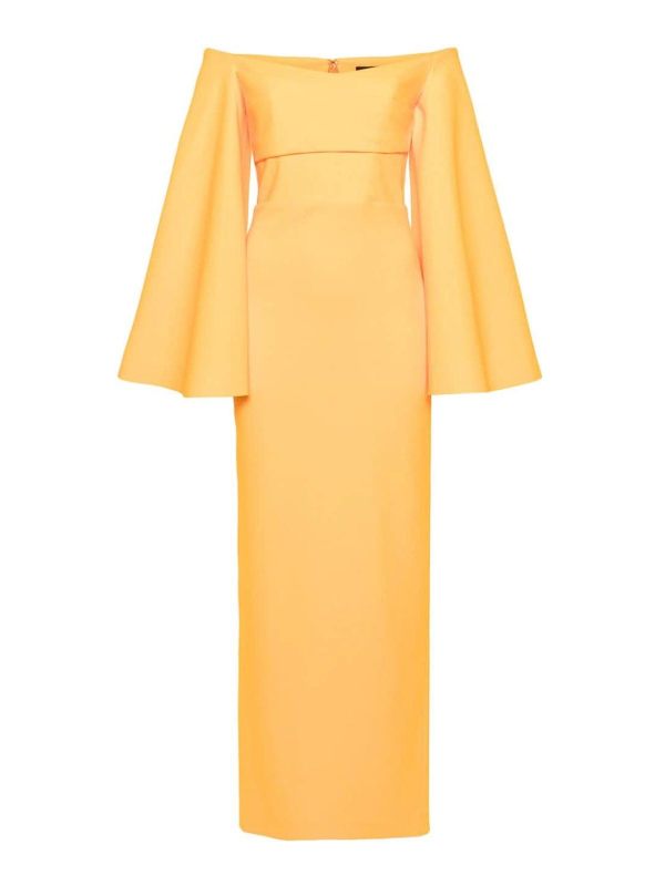 Solace London Maxi Robe - Orange