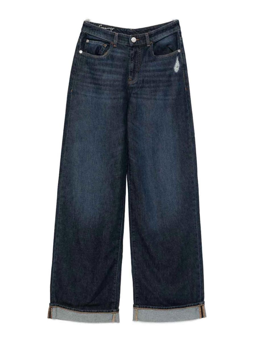 Emporio Armani Jean Bootcut - Bleu