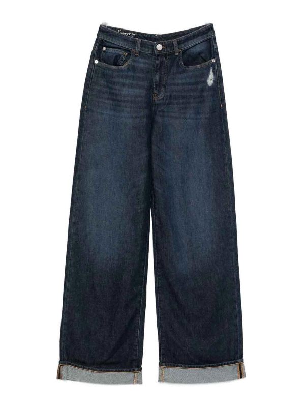 Emporio Armani Jean Bootcut - Bleu