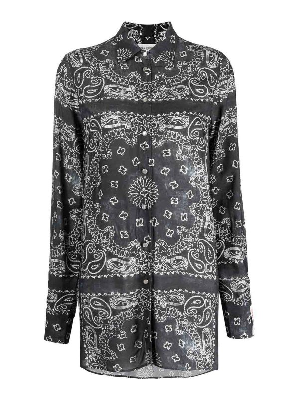 Golden Goose Chemise - Gris Foncé