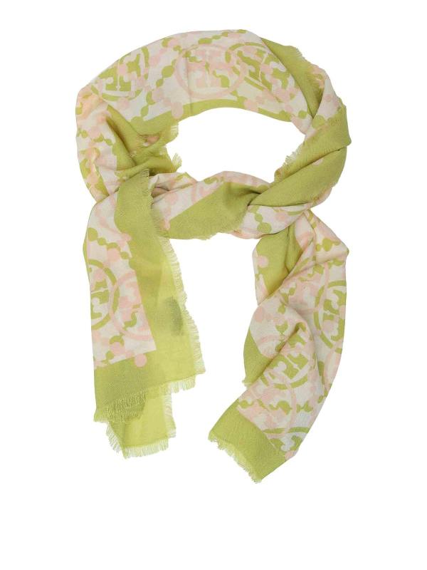 Tory Burch Étole - Bleu