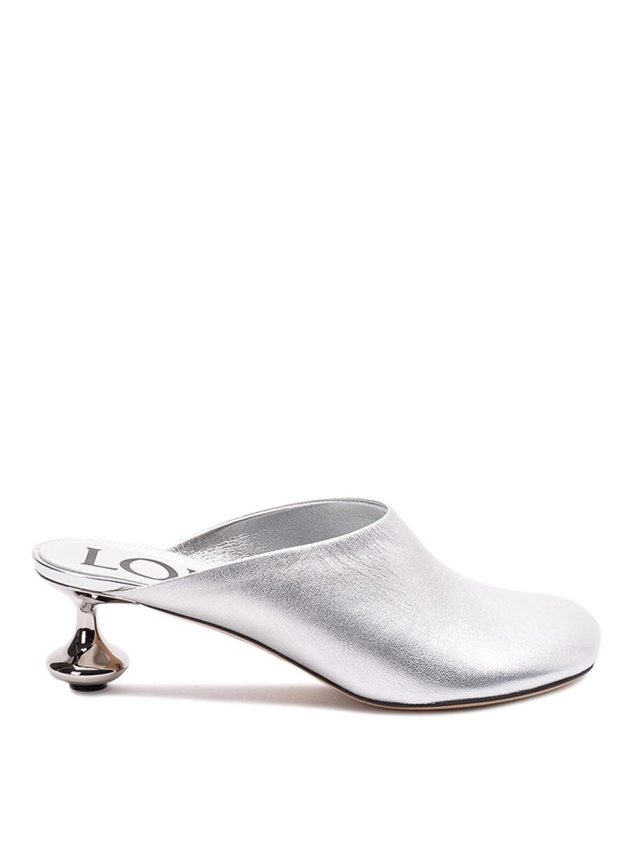 Loewe Mules - Argent