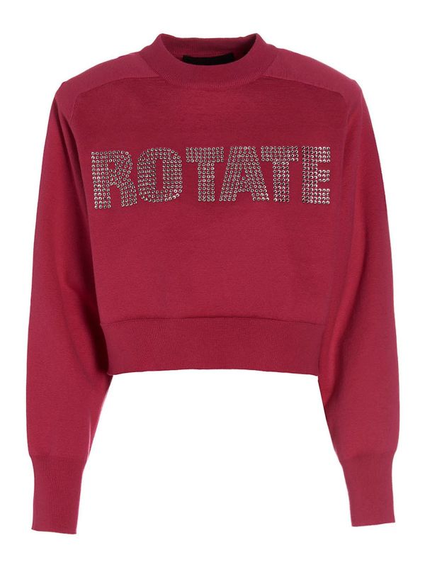 Rotate Birger Christensen Sweat-Shirts - Firm Rhinestone