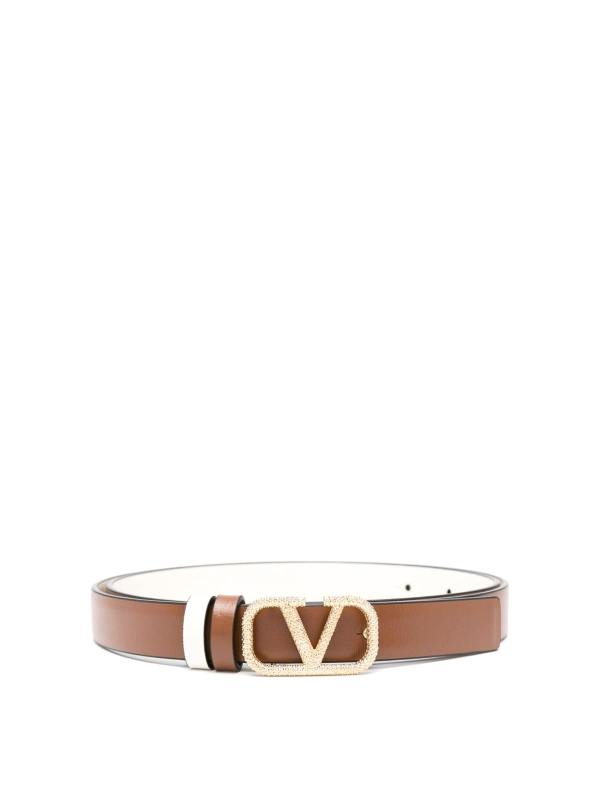 Valentino Garavani Ceinture - Marron Clair