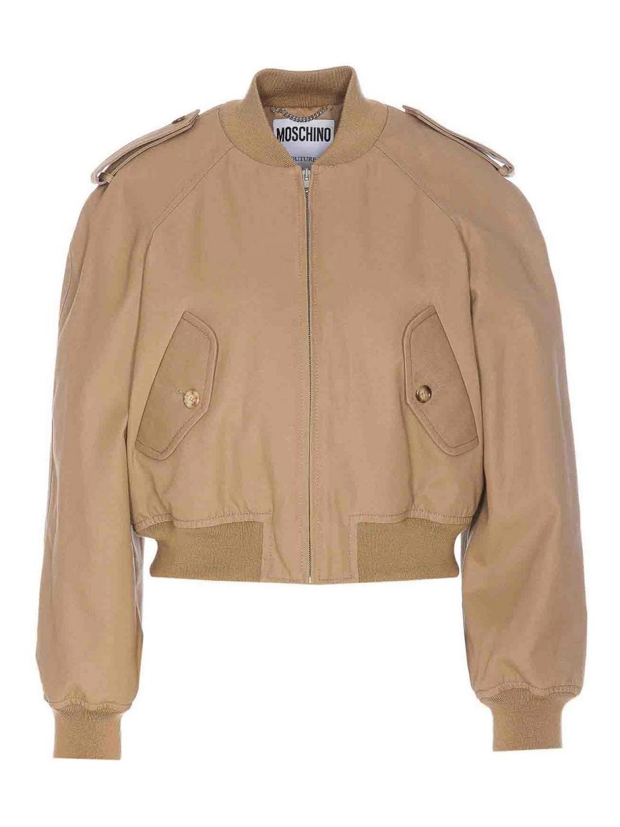 Moschino Blouson Rembourré - Beige